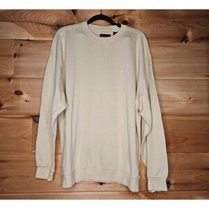 GANT Yellow Cotton Crew Neck Sweater Pullover Size X Large